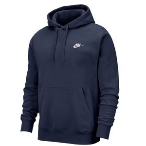 Nike Sportswear Club Navy Fleece Pullover Hoodie